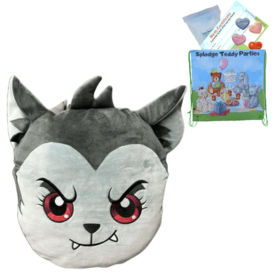 Werewolf Halloween - Squishy Plush Pillow DIY Kit - no-sew