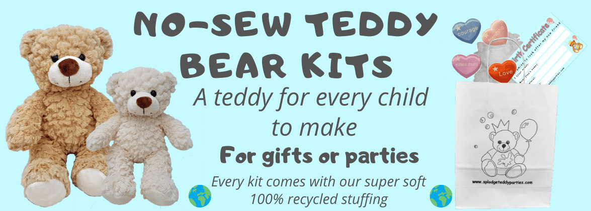 Teddy Making Kit Splodge Teddy Parties - Build your own Teddy Bear Making Parties