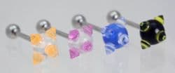 Acrylic spiked  threaded Ball x 50 balls