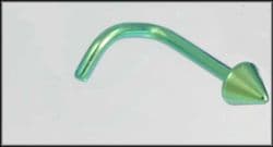 Anodised Titanium Cone Nose Stud