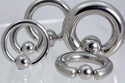 BCR Rings 316 Surgical Stainless Steel
