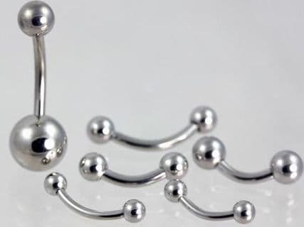 Curved Bars 316 Surgical Steel