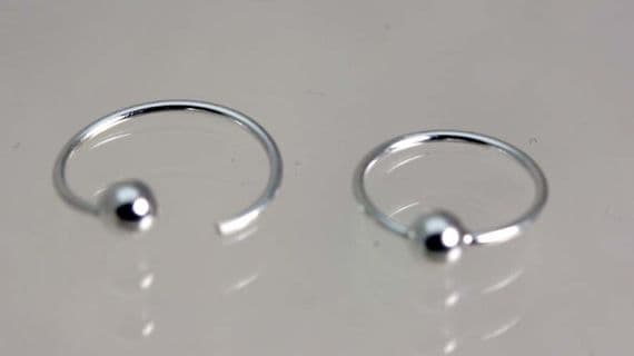 Fixed Ball Silver Ring