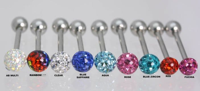 Glitzy Ball Barbell