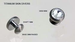 JEWELLED SKIN DIVERS AB-CLEAR