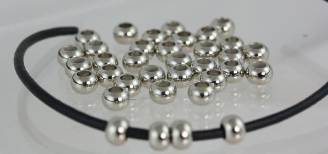 Solid Brass Spacer Beads from 0.10p each