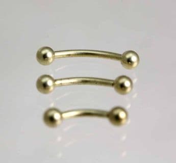 Ti PVD GOLD CURVED BAR