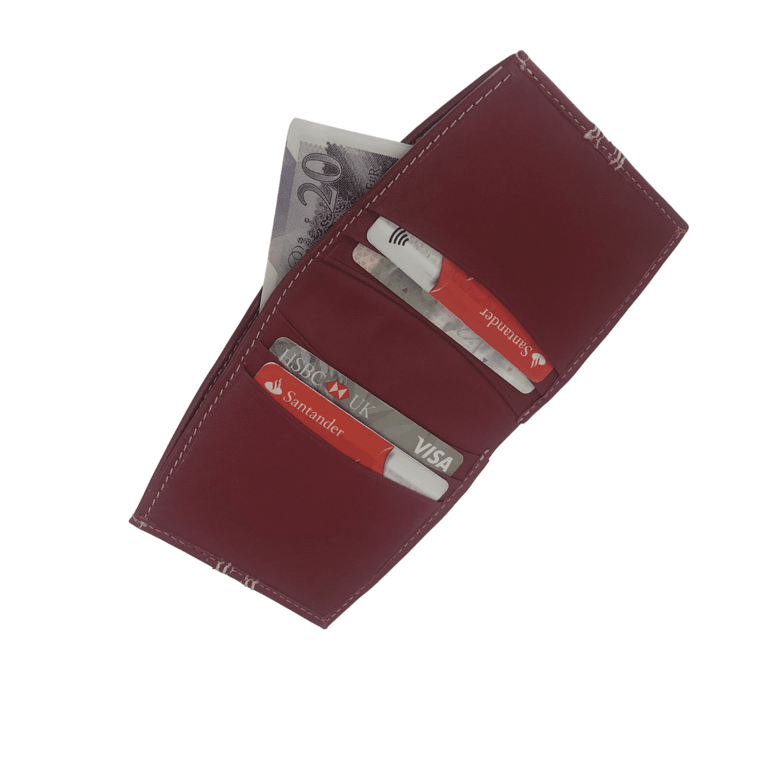 Leather Cricket Ball Wallet