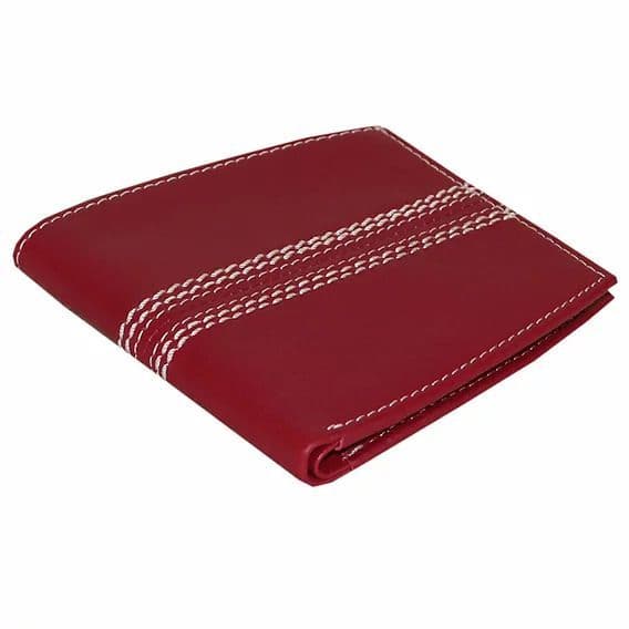 Leather Cricket Ball Wallet