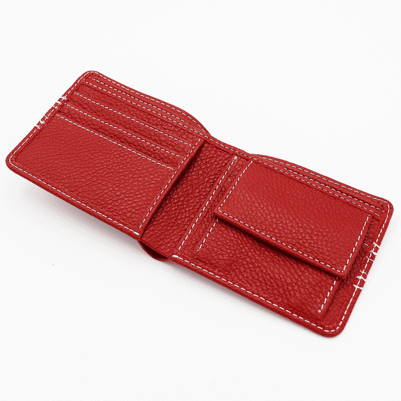 Personalised Super Soft Full Grain Cricket Wallet
