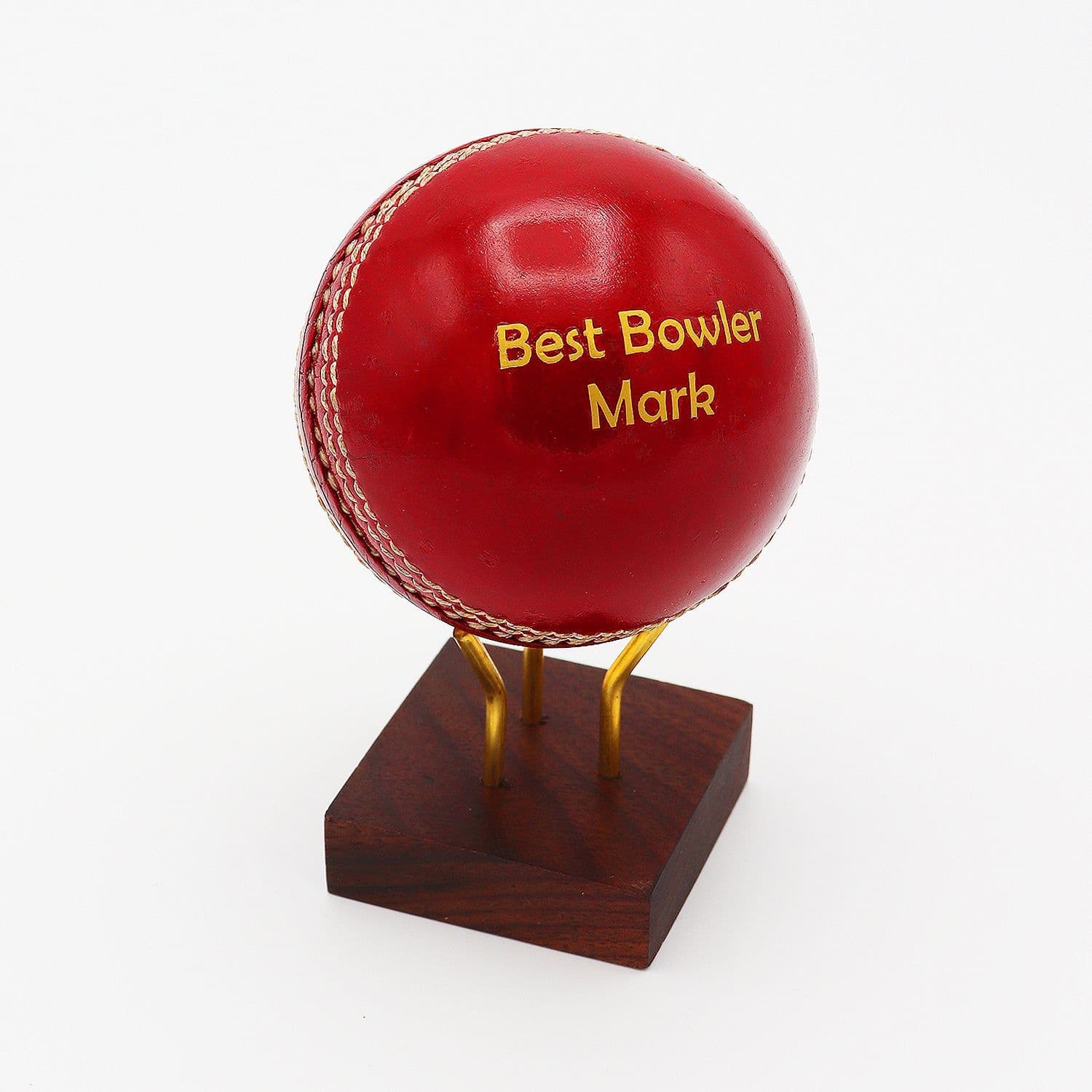 Personalised Vintage Leather Cricket Ball