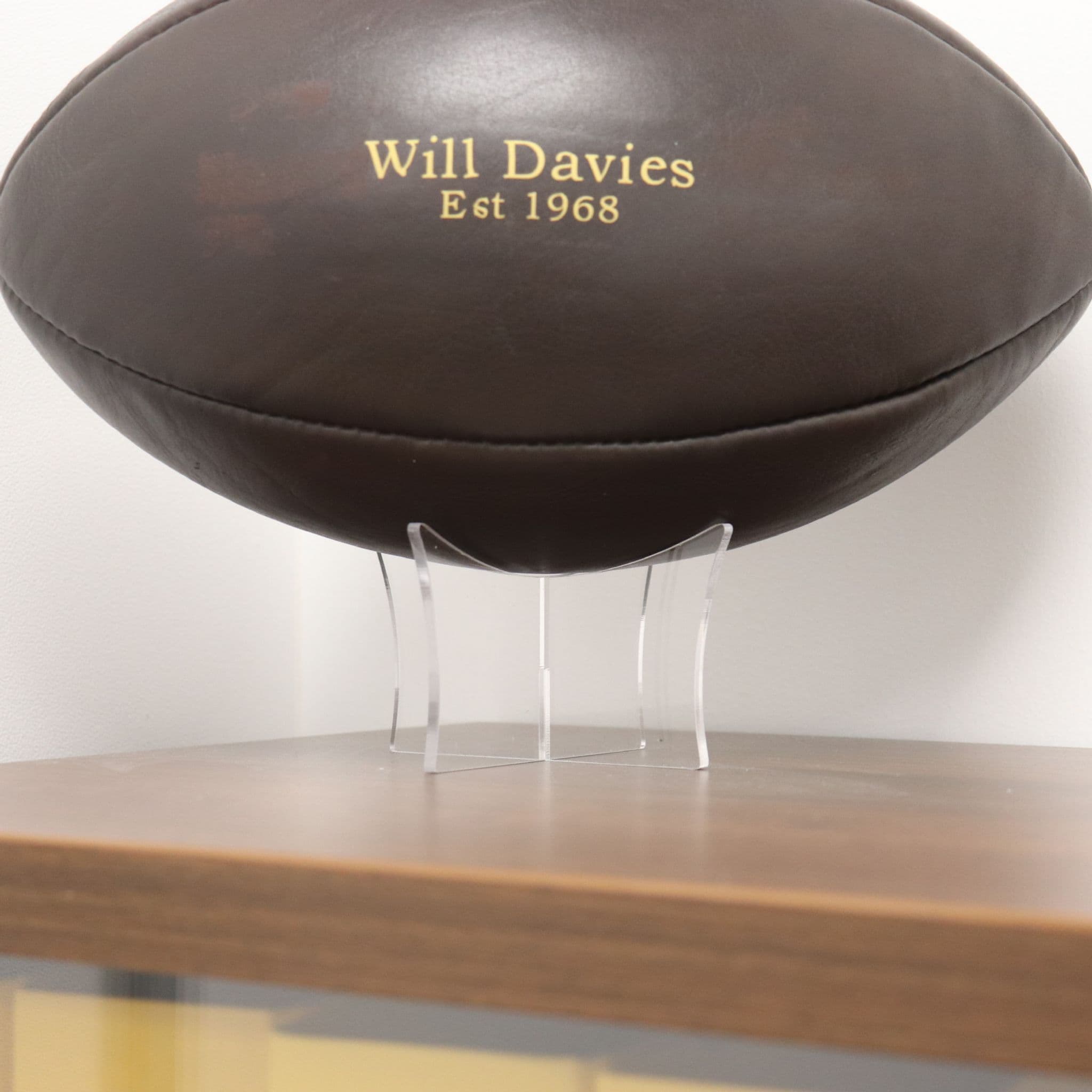 Personalised Vintage Leather Rugby Ball
