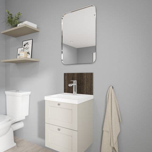 Alloy Decor Vanity Splashbacks - American Walnut