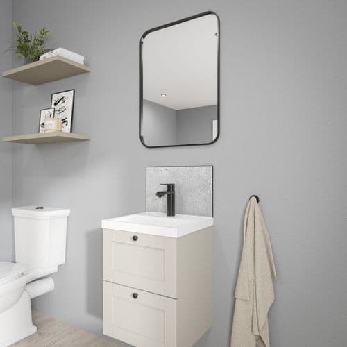 Alloy Decor Vanity Splashbacks - Fossil Stone