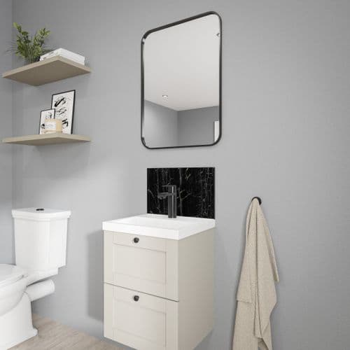 Alloy Decor Vanity Splashbacks - Nero Portoro