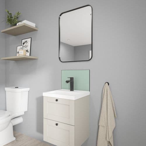 Alloy Solid Colour Vanity Splashbacks - Seabreeze Green