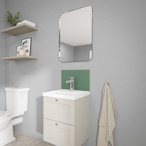 Alloy Solid Colour Vanity Splashbacks - Seafoam Green