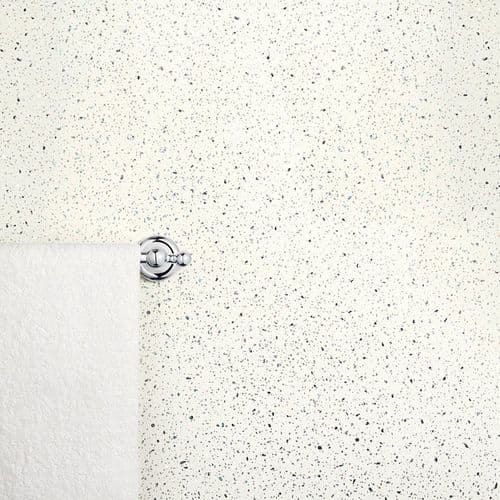 Ancona PVC Shower Wall Panels - White Sparkle - Gloss