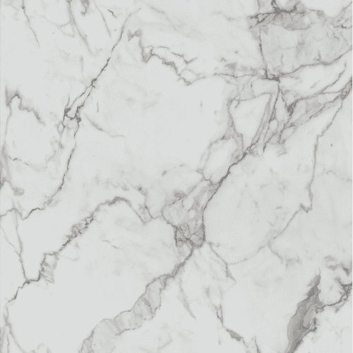 Aria 20mm Compact Laminate Bathroom Worktops -  Calacatta Marble - White Core - F3460 Satin NDF