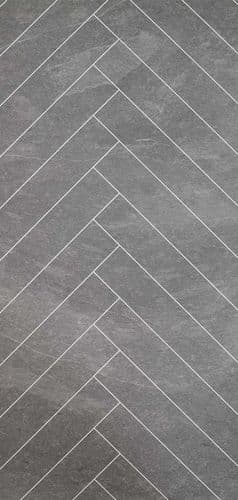 Berry Alloc Wall & Water Herringbone - Natural Slate - Brushed