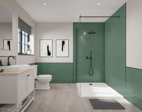 Wetwall Tile Panels - Moss Tile - Gloss