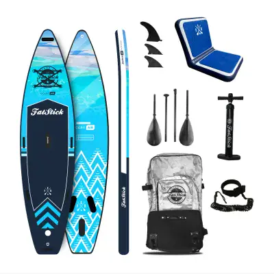 Fatstick 12.6 Inflatable Touring Paddle Board Package ISUP