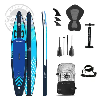Fatstick 14ft Carbon Race Inflatable Paddle Board Package