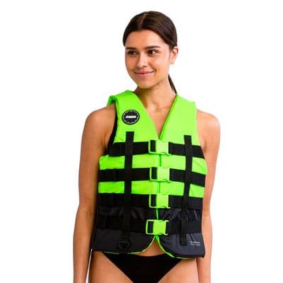 Jobe 4 Buckle Life Vest Lime or Teal
