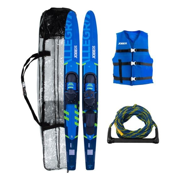 Jobe Allegre Combo Waterskis Package Blue 208822001-67INCH