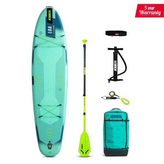 Jobe Loa 11.6 Inflatable Paddle Board Package
