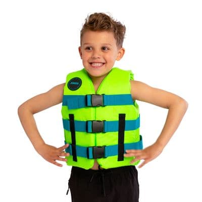 Jobe Nylon Life Vest Kids Lime Green 244823007