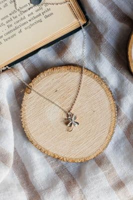 Alex Monroe | Lucky Clover Necklace | Silver