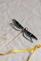Alexa Braud Glass Artist | Stained Glass Dragonfly Sun Catcher | Handmade Glass | Dragonfly Art