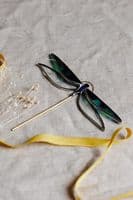 Alexa Braud Glass Artist | Stained Glass Dragonfly Sun Catcher | Handmade Glass | Dragonfly Art