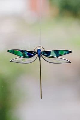 Alexa Braud | Stained Glass Dragonfly I