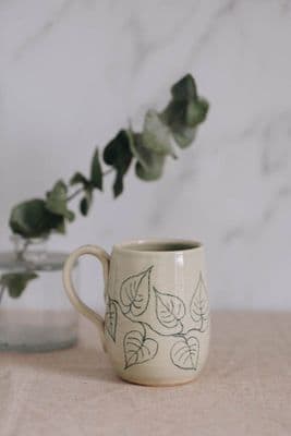 Alison Hanvey | Large Leaf Mug