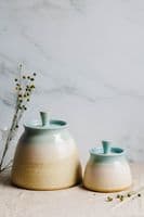 Alison Hanvey Ceramics | Handmade Ceramic Stoneware Lidded Pot | Large Sugar Jar
