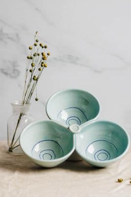 Alison Hanvey | Large Triple Dip Bowl | Coast