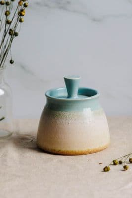 Alison Hanvey | Medium Lidded Pot | Coast