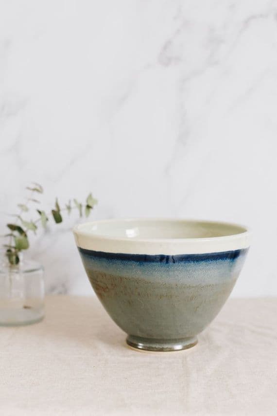 Alison Hanvey Ceramics | Handmade Ceramic Stoneware Medium Salad Bowl