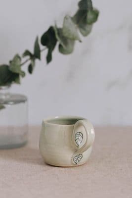 Alison Hanvey | Small Mug | Leaf