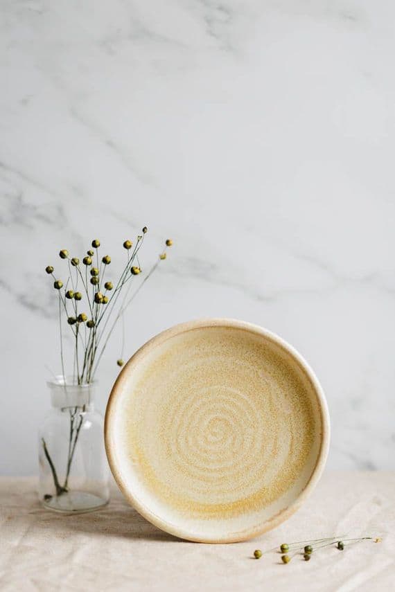 Alison Hanvey Ceramics | Handmade Ceramic Stoneware Coast Small Plate | Small