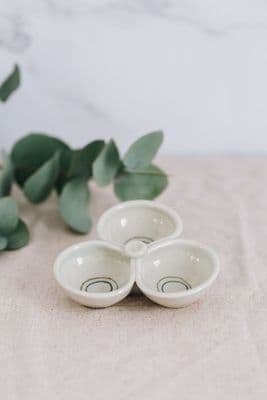 Alison Hanvey | Small Triple Dip Bowl | Earth