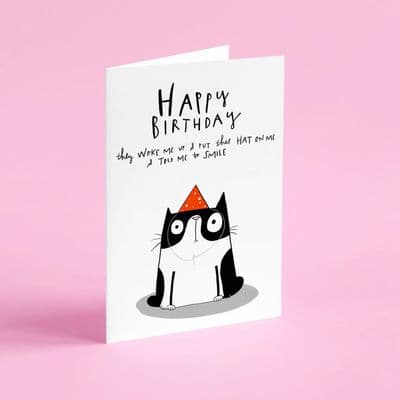 Amanda Hartley | Happy Birthday Hat Card