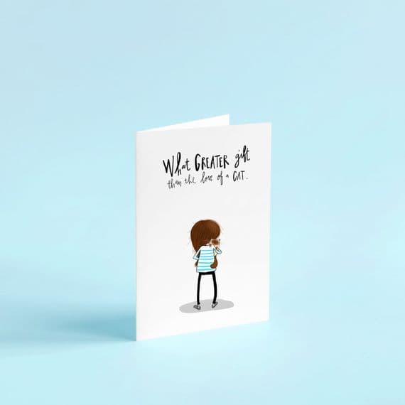 Amanda Hartley | Hofficraft Cards | Love of a Cat Card | Charles Dickens Cards