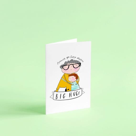 Amanda Hartley | Hofficraft Cards | Sending Big Hugs Card | Thinking of You Cards