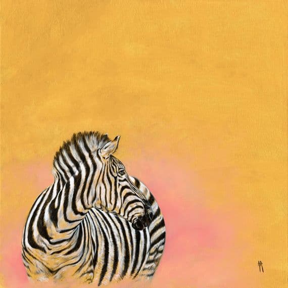 Anna Reed Artist | Marilyn Zebra Print | Anna Reed Fine Art | Zebra Prints