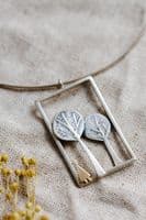 Becky Crow Jewellery | Handmade Sterling Silver Forest Pendant | Tree Inspired Jewellery