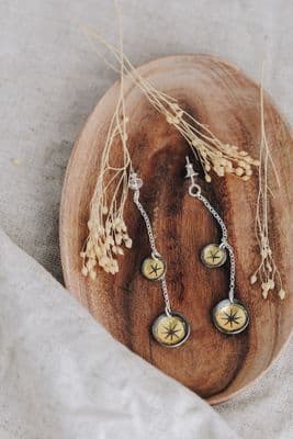 Becky Crow | Star Dangle Earrings