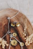 Becky Crow Jewellery | Handmade Sterling Silver & 24ct Gold Leaf Star Pendant